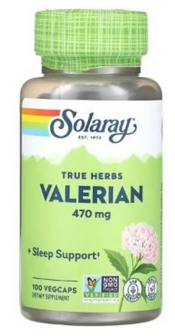 솔라레이 발레리안 470mg 캡슐, 1개, 100정 - 쿠팡