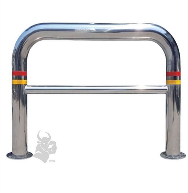 호두상점 스텐U 볼라드 B형 앙카식 기둥코너보호대, 101Φx50ΦxH800xL1200