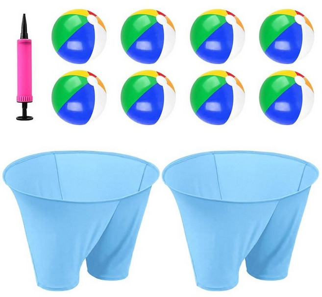 OMKSIH Baby Shower Diapers Games for Outdoor Party Bridal Granny Pants Yard Game Toss Gender Revea, 베이비 블루
