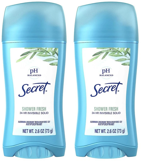 2개세트 시크릿 여성 데오드란트 샤워프레쉬향 73g, 2개 - 쿠팡