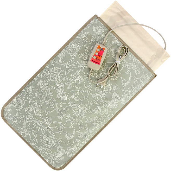 스템코리아 AMC 황토 + 맥반석 + 옥 전기 뜸질기 중형, HM-3660, 민트플라워