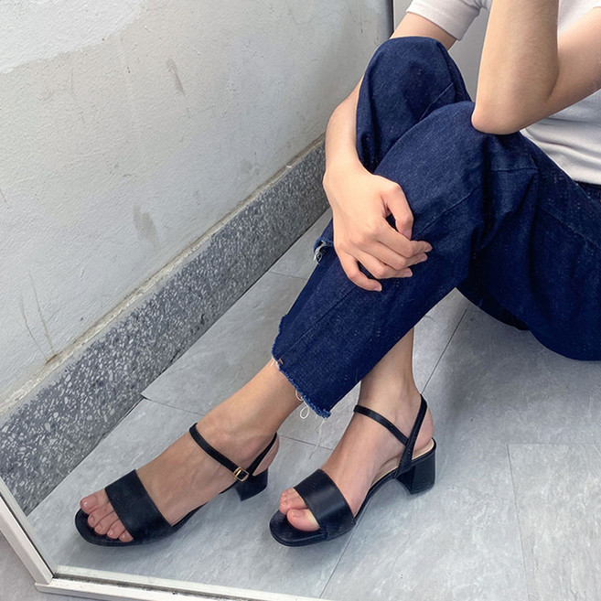 위드스텝스 스트랩 여자샌들힐 5cm MSN