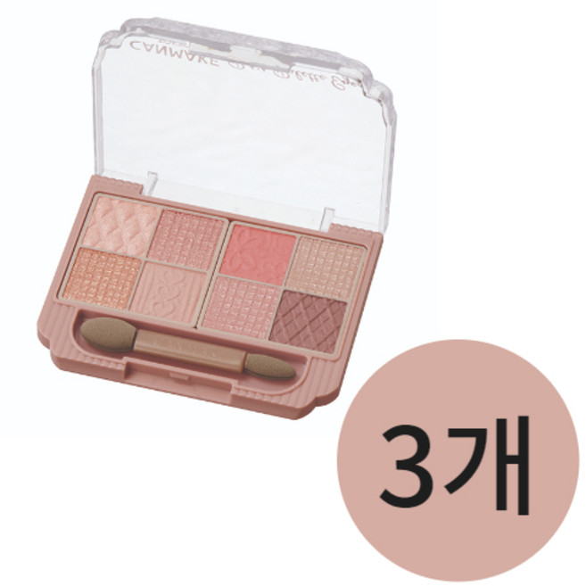 캔메이크 쁘디 아이새도우 팔레트 아이즈 2.0g, 01 플럼 플라워, 3개