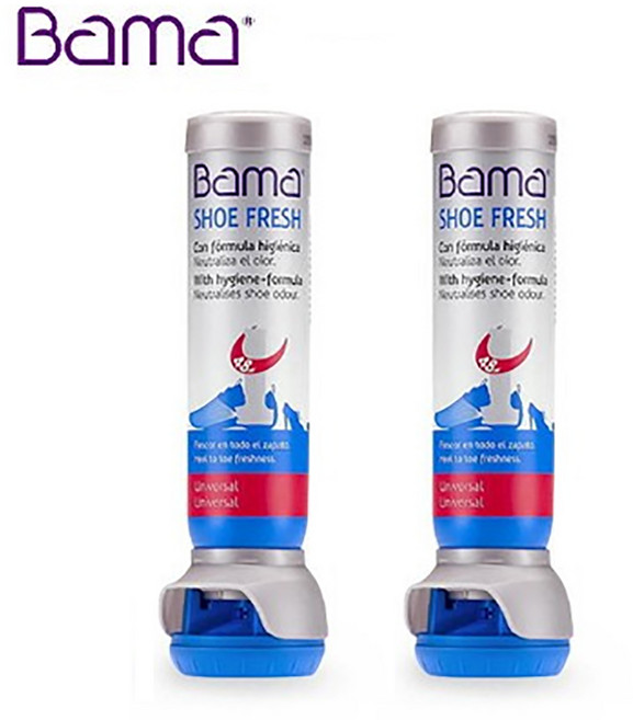 BAMA 바마 신발 운동화 냄새제거 스프레이, 100ml, 2개