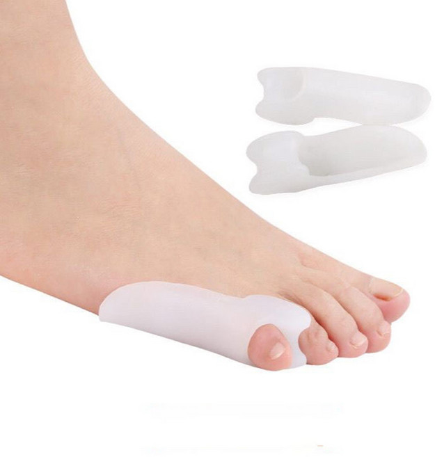 미즈코스 2p 새끼 발가락 교정기 벌리개 분리 서바나 링, 3세트, 화이트