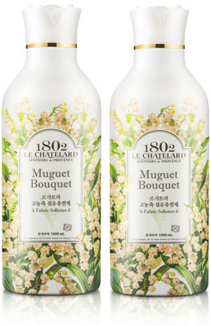 애경 르샤트라 고농축 섬유유연제 뮤게 부케 1.0L X2개, 1L, 1개