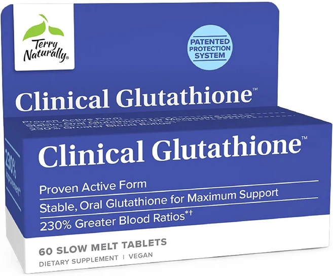 Terry Naturally Clinical Glutathione 클리니컬 글루타치온 60정, 1개 - 쿠팡