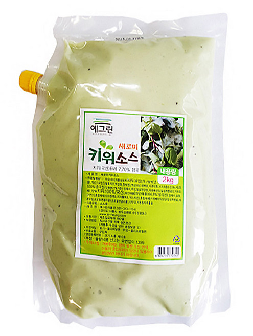 (예그린) 새로미 키위소스_2kg_식자재쇼핑몰_푸드왕, 2kg, 1개