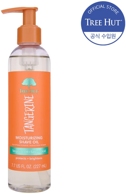 트리헛 모이스처라이징 바디 쉐이브오일 탠저린, 1개, 227ml - 쿠팡