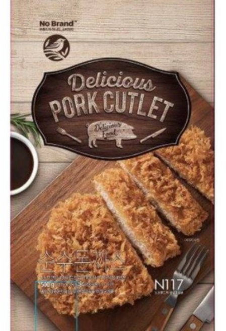 노브랜드 순수돈까스 500 g, 500g, 1개