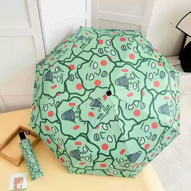 모브사이코 100 에쿠보 접이식 자동 우산 양산 자외선 UV 차단 굿즈 선물