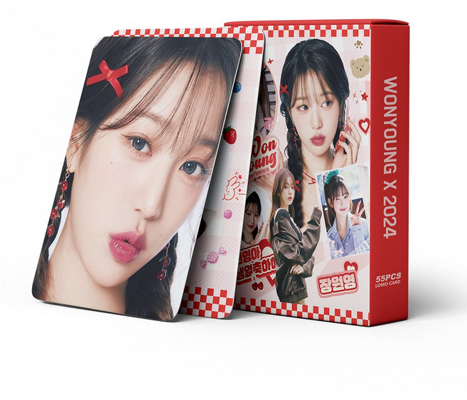 2024신상 아이브 장원영 집합 IVE 포토카드 굿즈 55장