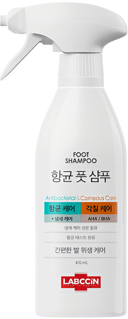 랩신 풋샴푸 풋워시 발세정제 각질케어 410ml, 1개, 1개입