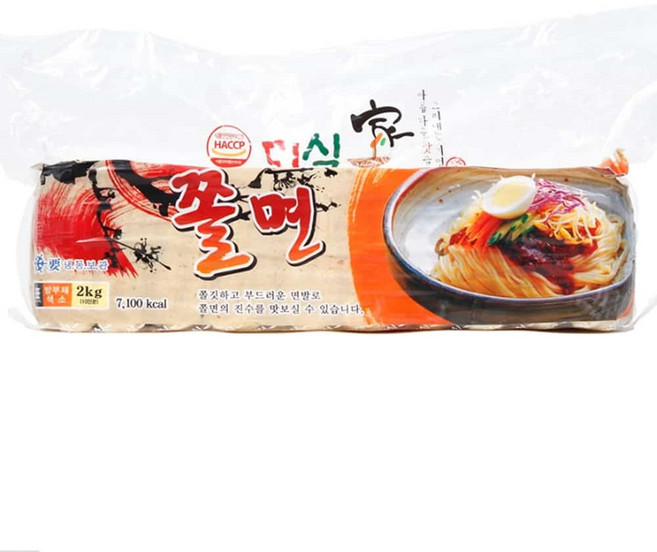 미식가 쫄면면 냉동 분식쫄면사리 10인분 2키로, 1