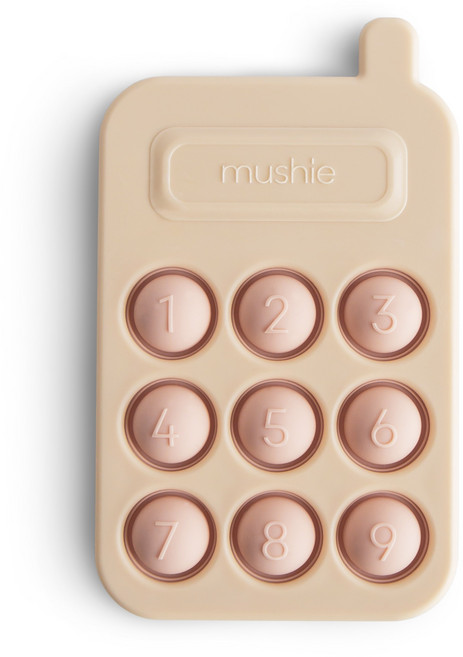 무쉬(Mushie) 프레스토이 푸쉬팝 폰 3컬러 택1, 2.핑크, 1개