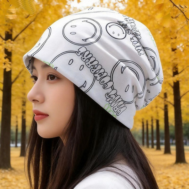 月子帽冬季頭巾睡帽化療帽潮帽子男女韓版薄款套頭帽女包頭帽保暖