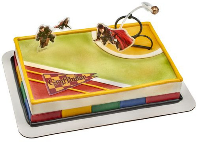 데코셋 해리 포터 퀴디치 체이스 케이크 장식 회전하는 3개 DecoSet Harry Potter Quidditch Chase Cake Decorations 3-Piece Set, 데코셋 해리 포터 퀴디치 체이스 케이크 장식 세트 회전, 1개