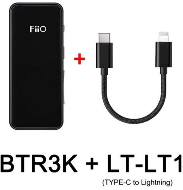 BTR3K 휴대용 고 충실도 Bluetooth5.0 헤드폰 앰프 AK4377A *2 USB DAC 밸런스드 2.5mm3.5mm 이어폰 지원, 01 BTR3KandLT-LT1 cable