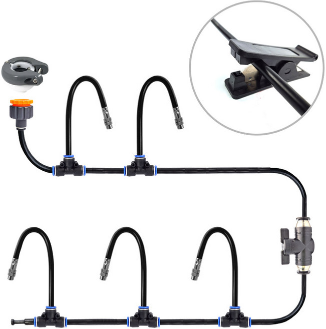 이지컷 원터치 스프링클러 화단 물 분사기, 7m세트, 1개