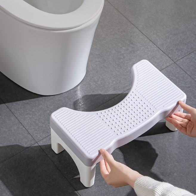 메디에버 간편수납 변기 발받침, 1개, 그레이