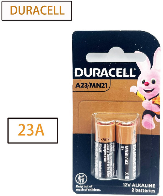 Duracell A23/MN21 12V 鹼性電池, 1個