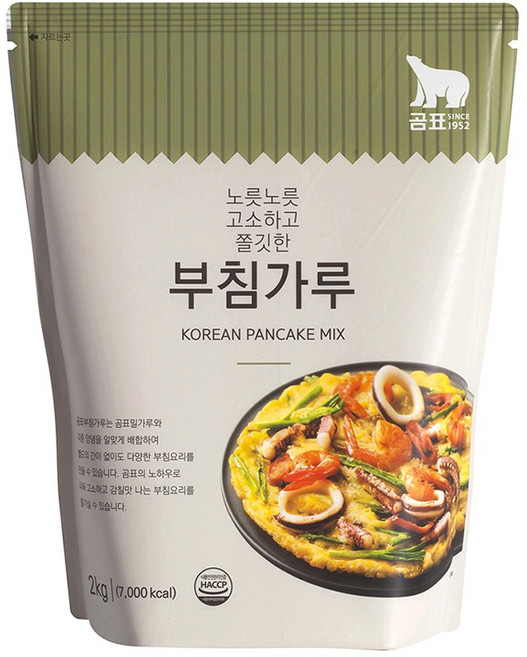 곰표 부침가루, 500g, 5개
