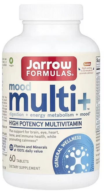 재로우 무드 멀티+ 하이 포텐시 비타민 타블렛, 1개, 60정 - 쿠팡