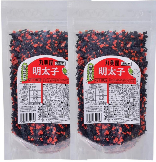 일본 오니기리 주먹밥 토핑 자른 미역 명란젓 멘타이코 180g x 2봉