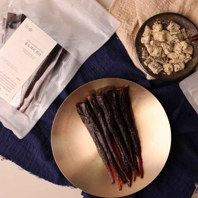 도라지미 국산 홍도라지 정과 대용량 상견례 명절 선물 300g, 1개