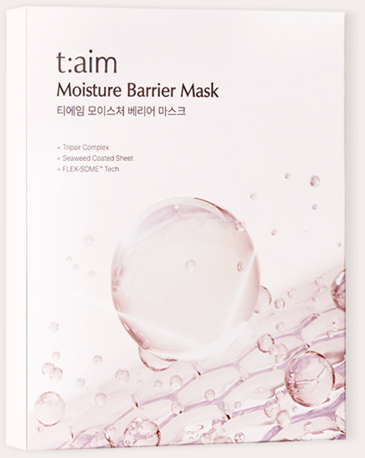 티에임 모이스처 베리어 마스크, 1개, 4개입