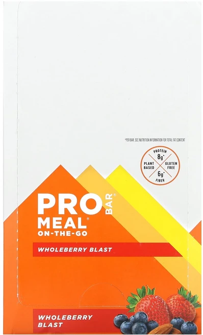 ProBar 식사 온더고 바 홀베리 블라스트 12개입 각 85g(3oz), ProBar식사온더고바홀베리블라스트12개입각85g3oz, 85g, 1개 - 쿠팡