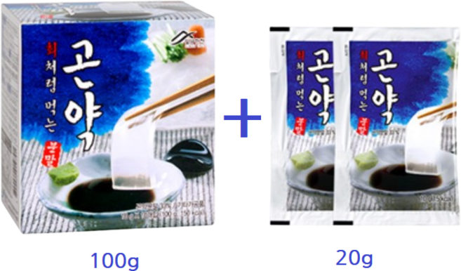회처럼 먹는 곤약분말, 1개, 120g