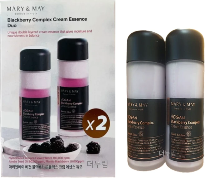 마리엔메이 비건 블랙베리 콤플렉스 크림 에센스, 140ml, 2개 - 쿠팡