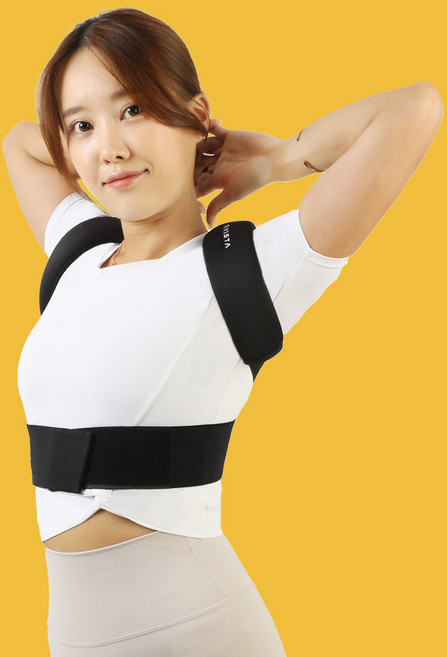 리비스타 어깨밸런스밴드 패드형 슬림 바른자세벨트 허리 등 어깨 숄더 목, 1개
