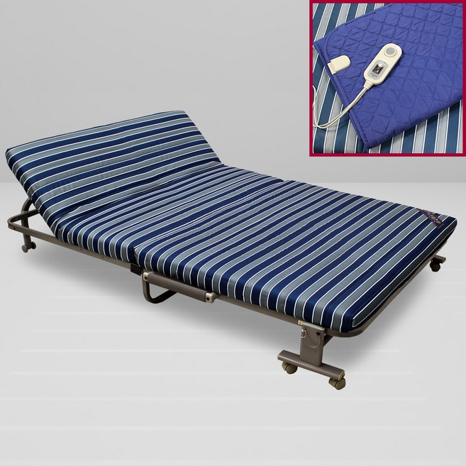 정품 온열라꾸라꾸 더블접이식침대 2인용침대 온열더블침대 접이침대 4HD