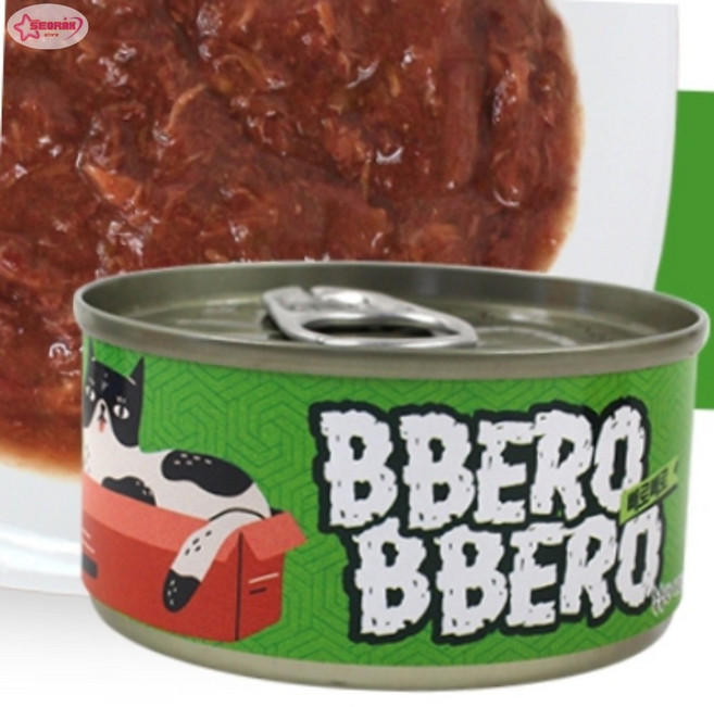 빼로빼로 그레이비 참치 헤어볼 80G 고양이미니캔