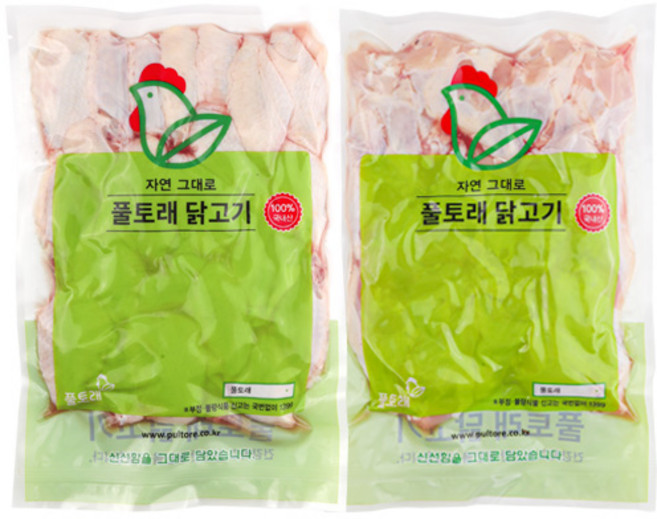 풀토래_신선냉장 닭윙봉 1kg_국내산 윙봉, 2개
