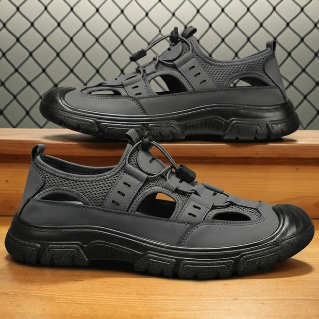 ANYOU 남성 여름 매쉬 아웃도어 스포츠 샌들 캠핑 신발