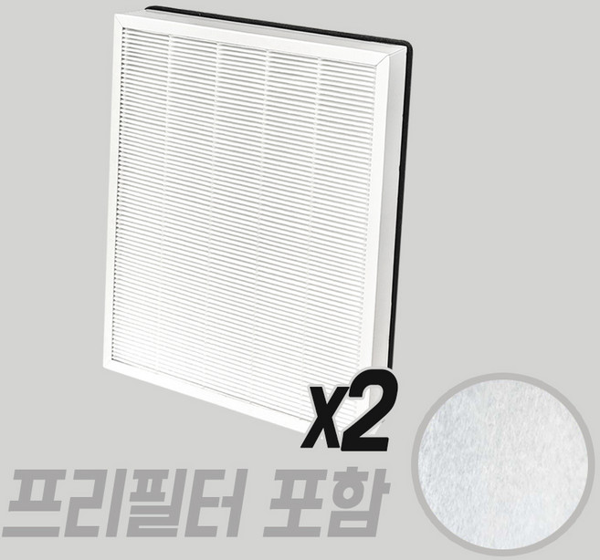 삼성 호환 블루스카이 3000 6000 CFX-G100D 공기청정기 일체형 필터, 삼성 CFX-G100D 호환 필터 2P 세트, 1개
