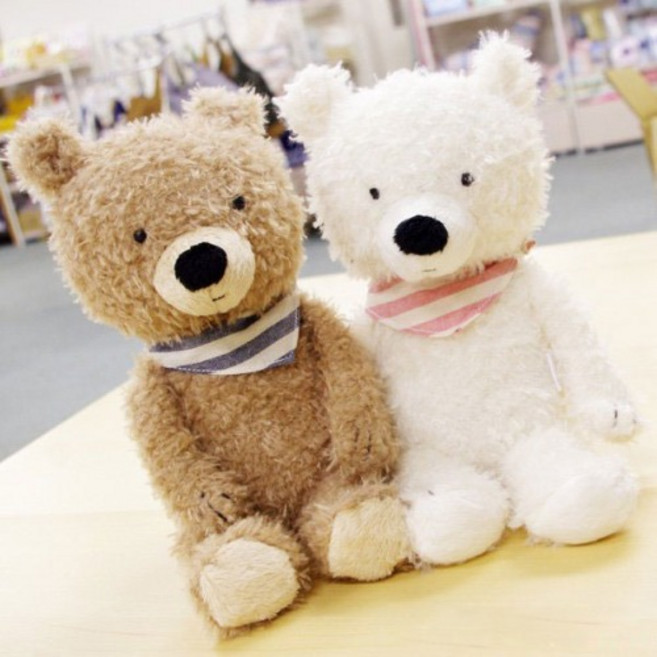 일본 수입 루 LOU et COU 봉제인형 L (대)(2컬러), 화이트