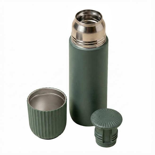 필모아 미니 텀블러 보온 보냉병 휴대용, U350TM 카키, 1개, 350ml