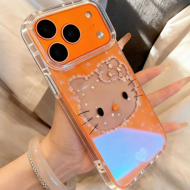 TYREUS 꽃 키티 케이스 아이폰17 호환 케이스