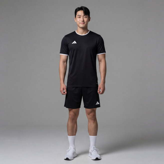 아디다스 ETRD26 클라이마쿨 저지 쇼츠 상하의 세트 반팔티 반바지 남녀공용 헬스 러닝 운동복 의류케이스 세트