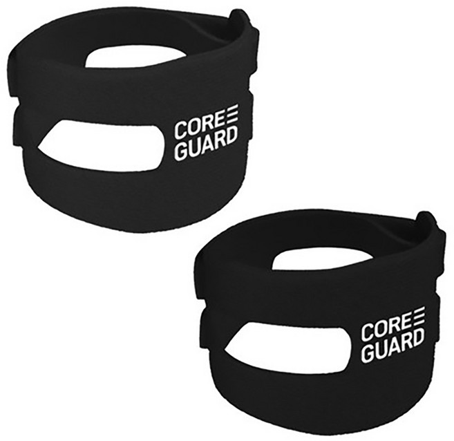 오르벤 TFCC 초경량 두줄 손목보호대 아대, 블랙, 2개