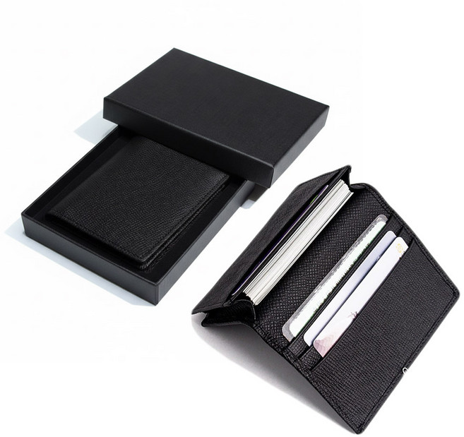 블레오 사피아노 가죽 명함 카드 지갑 케이스 쇼핑백O