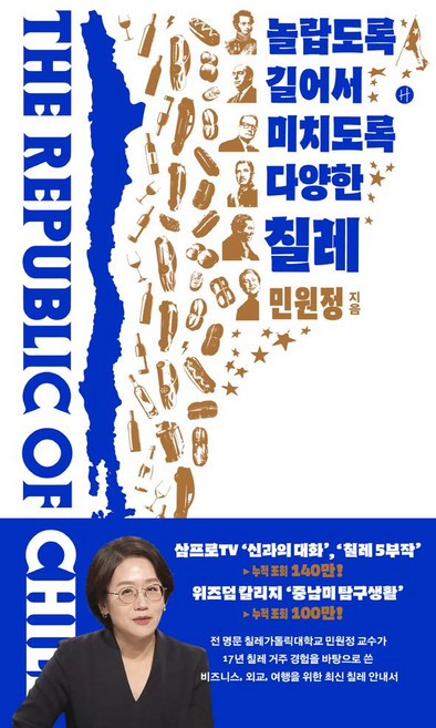 놀랍도록 길어서 미치도록 다양한 칠레, 휴머니스트, 민원정 저