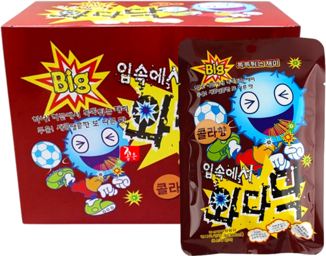 빅 입속에서 와다닥 콜라향 9g x 20개