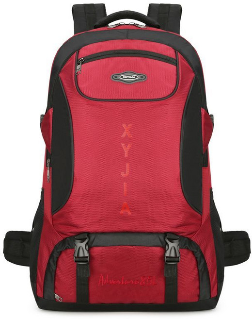 XINTUYUA 登山包 65L 大容量 旅行 雙肩包, 紅色, 85L
