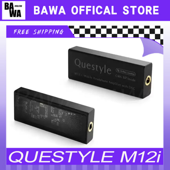 QUESTYLE M12i 휴대용 헤드폰 전력 증폭기 HIFI 음질 PCM DSD512 USB 헤드폰 앰프 IOS Andriod 용 DAC 앰프, [01] 옵션1, 1