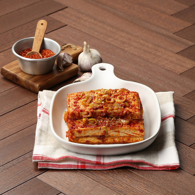 [수미푸드몰]두부조림 매콤양념두부구이 400g, 1개